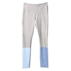 Outdoor Voices Dipped 7/8 Leggings Two Tone Tan Blue Size Small